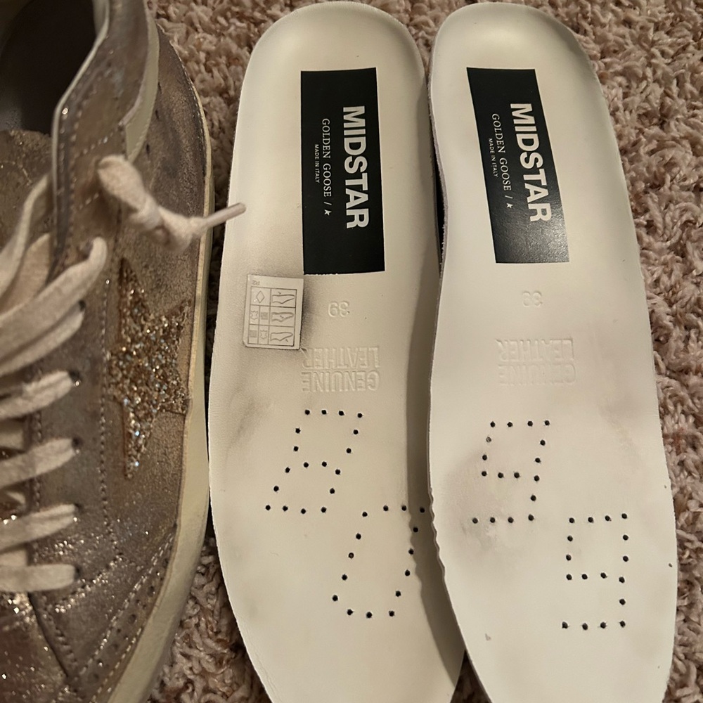 Women's Metallic Bronze Sneakers Golden Goose Mid size 39 - Picture 9 of 9